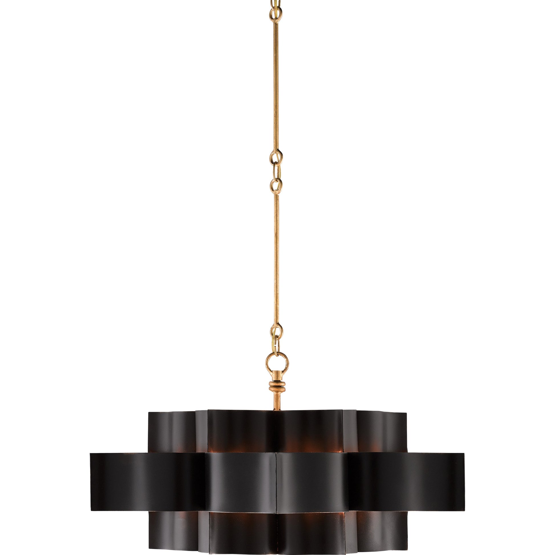 Grand Lotus Chandelier by Currey and Company. Made from unique in a modern style.