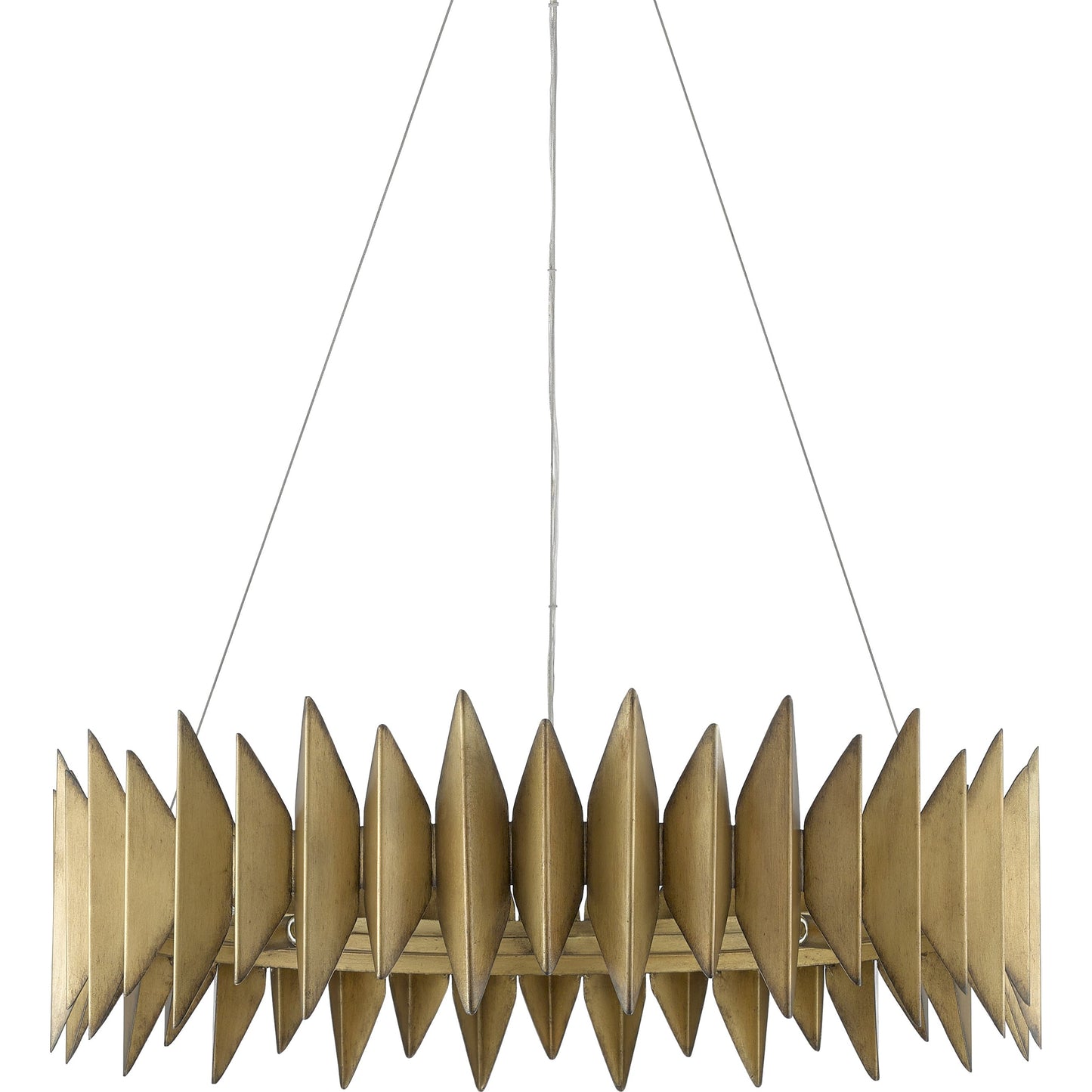 002 SR-767992 | Additional Silo | Potter Chandelier by Currey and Company in aurora antique. Made from wrought iron in a modern style.