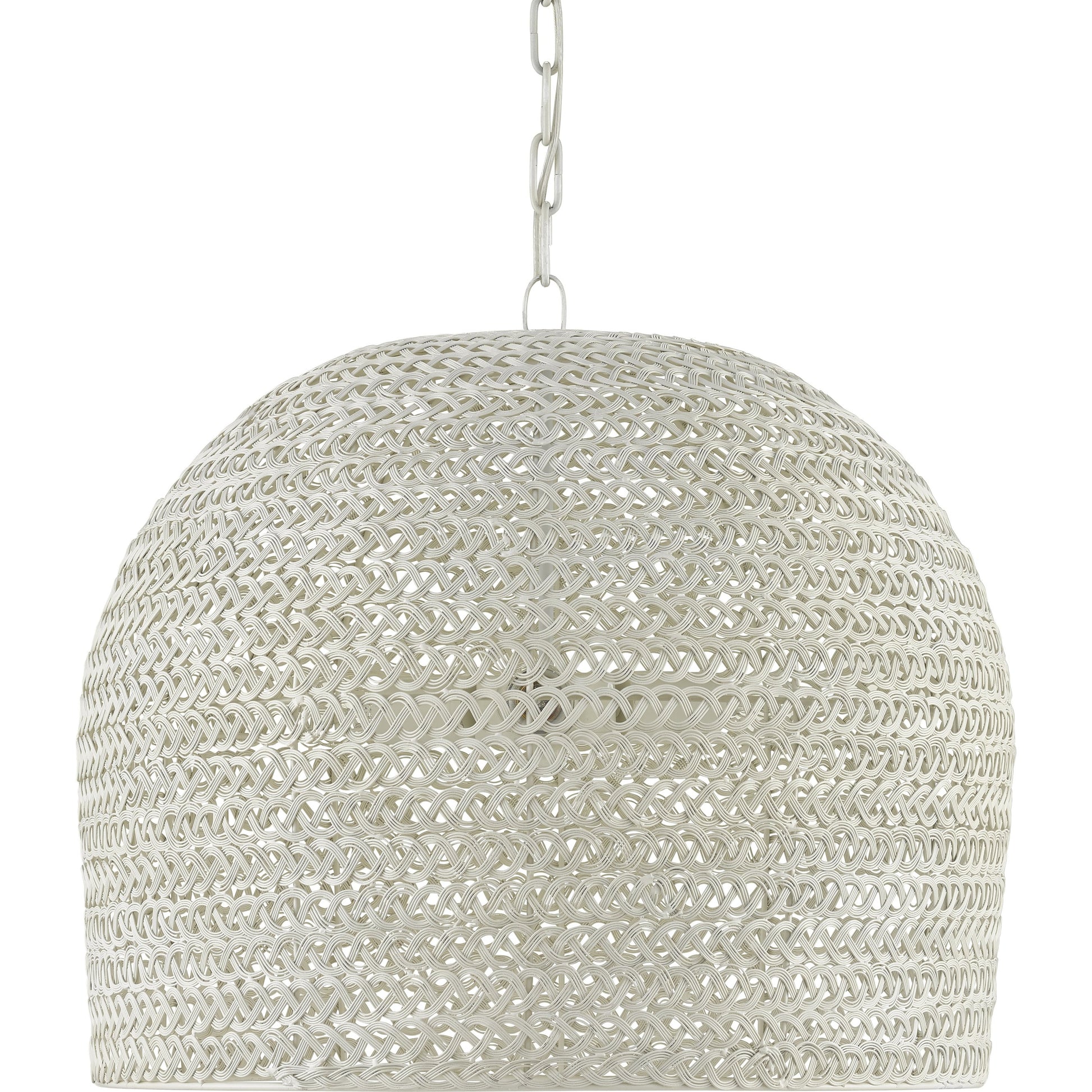 Piero Chandelier by Currey and Company in white. Made from unique in a coastal style.