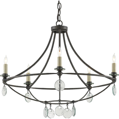 Novella Chandelier by Currey and Company in mayfair. Made from unique in a cottage & farmhouse style.