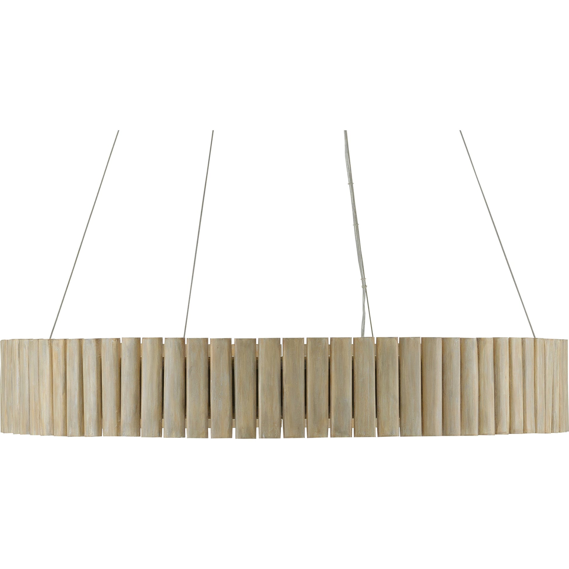 Tetterby Chandelier by Currey and Company in light taupe, smokewood. Made from wrought iron, bamboo in a coastal style.