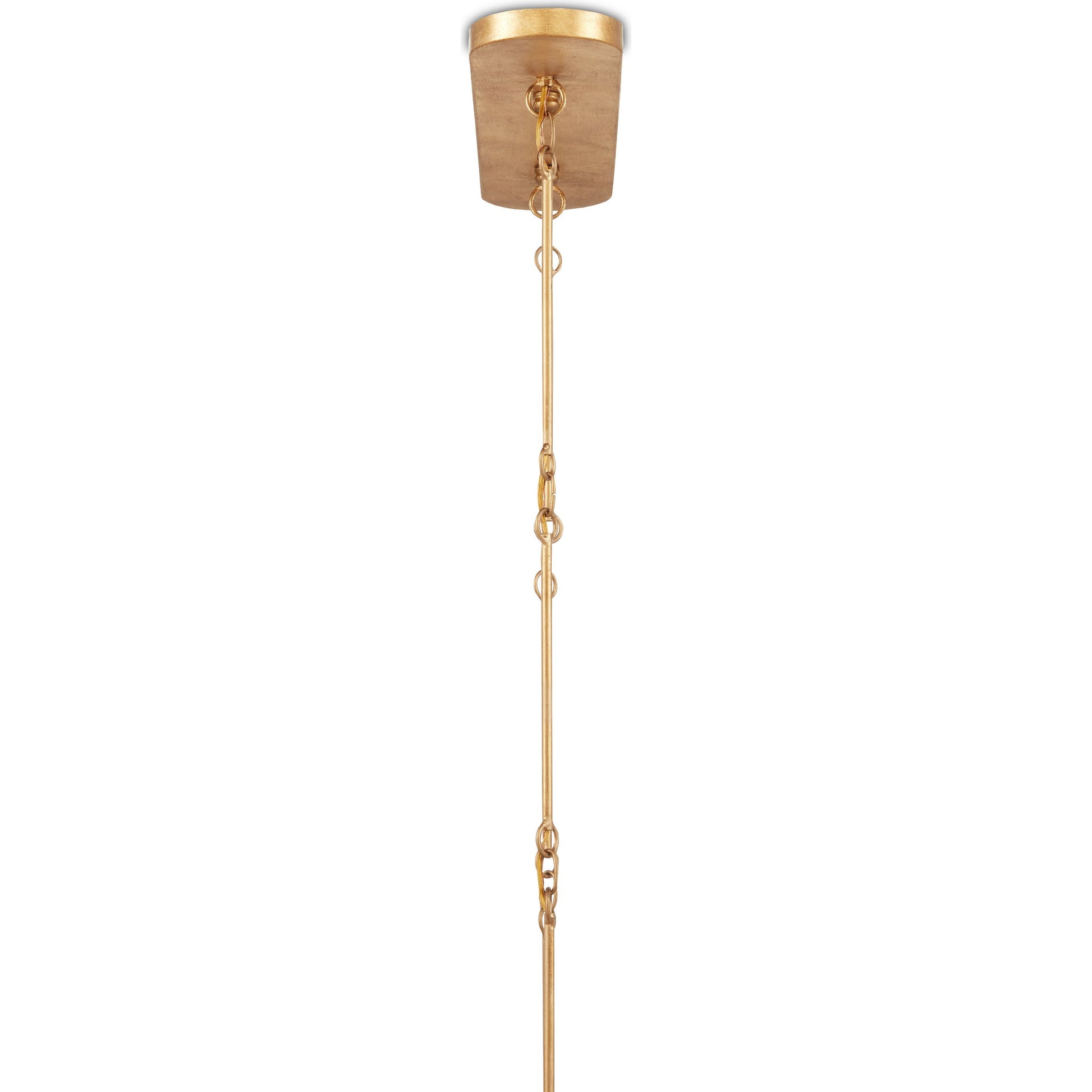 Grand Lotus Oval Chandelier by Currey and Company. Made from wrought iron in a modern style.