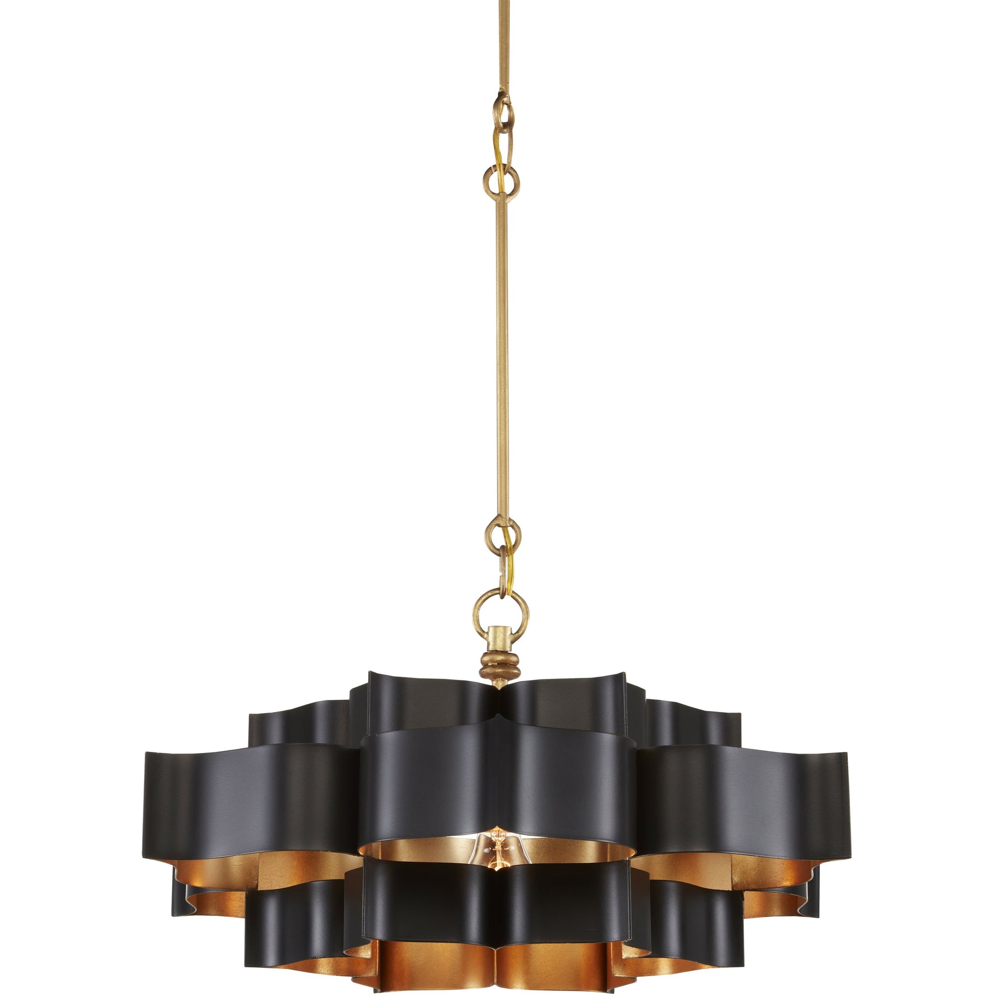 Grand Lotus Chandelier by Currey and Company. Made from unique in a modern style.