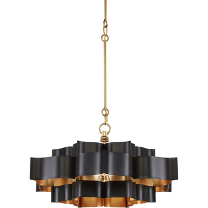 Grand Lotus Chandelier by Currey and Company. Made from unique in a modern style.