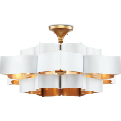 Grand Lotus Chandelier by Currey and Company. Made from unique in a modern style.