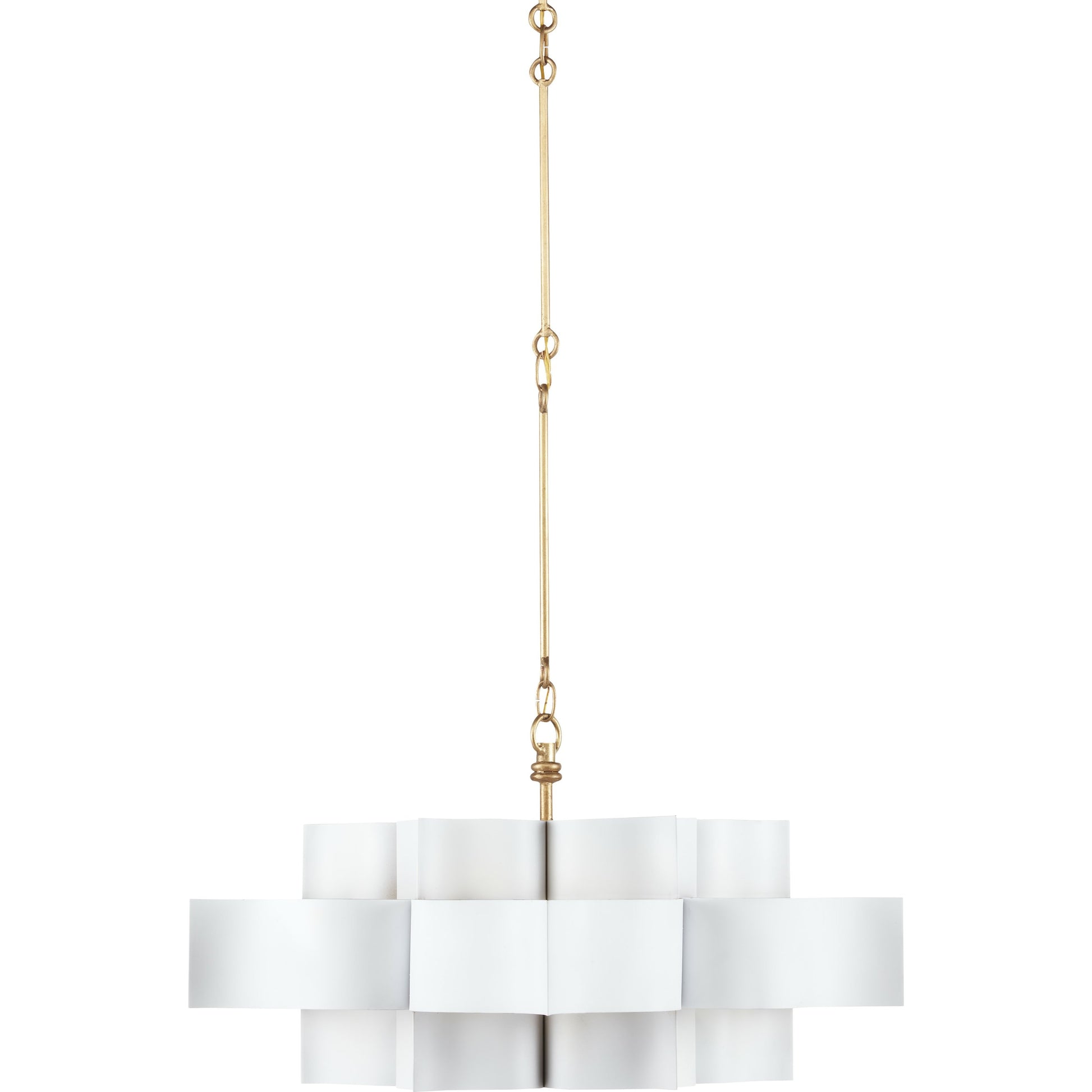 Grand Lotus Chandelier by Currey and Company. Made from unique in a modern style.
