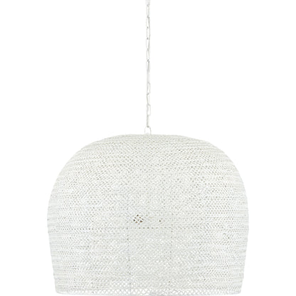 Piero Chandelier by Currey and Company in white. Made from unique in a coastal style.