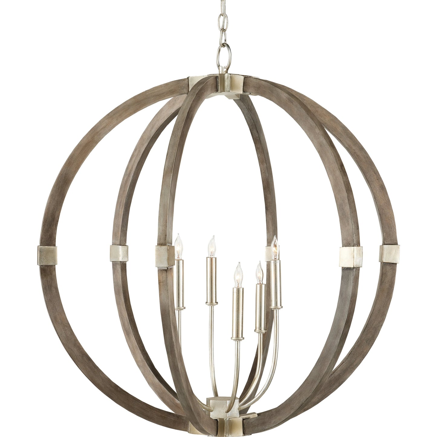 002 SI-1923817 | Additional Silo | Bastian Orb Chandelier by Currey and Company. Made from unique in a modern style.