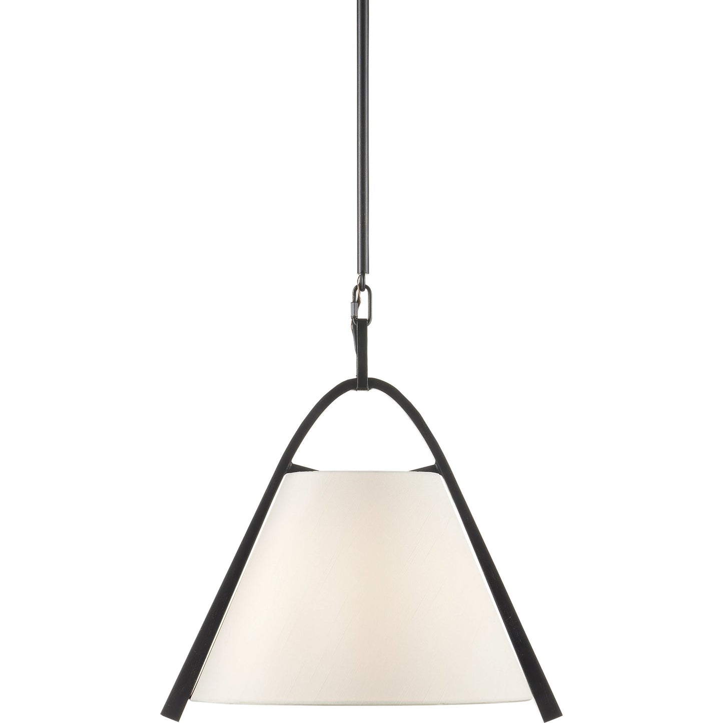 002 SI-1923913 | Additional Silo | Frey Pendant by Currey and Company in satin black, brushed brown. Made from metal in a transitional style.