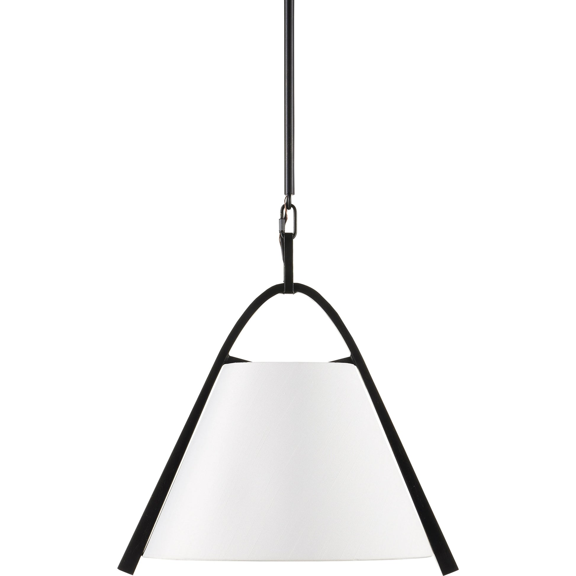 Frey Pendant by Currey and Company in satin black, brushed brown. Made from metal in a transitional style.