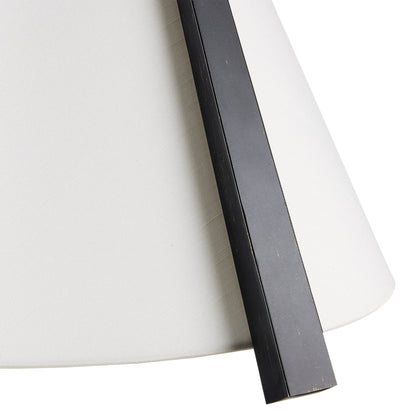 Frey Pendant by Currey and Company in satin black, brushed brown. Made from metal in a transitional style.