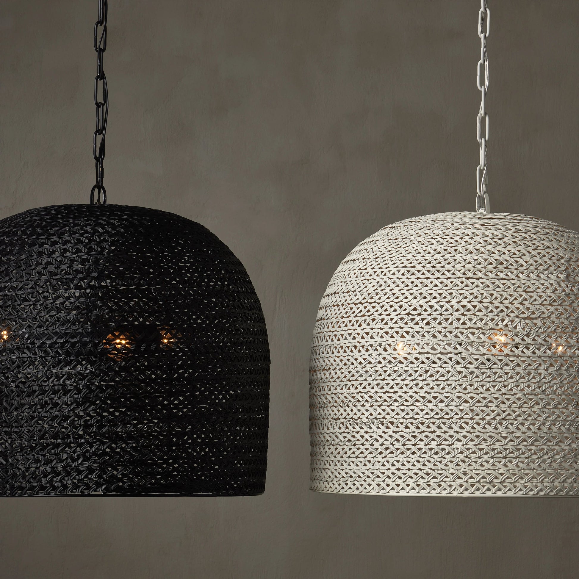 Piero Pendant by Currey and Company in satin black. Made from metal in a cottage & farmhouse style.