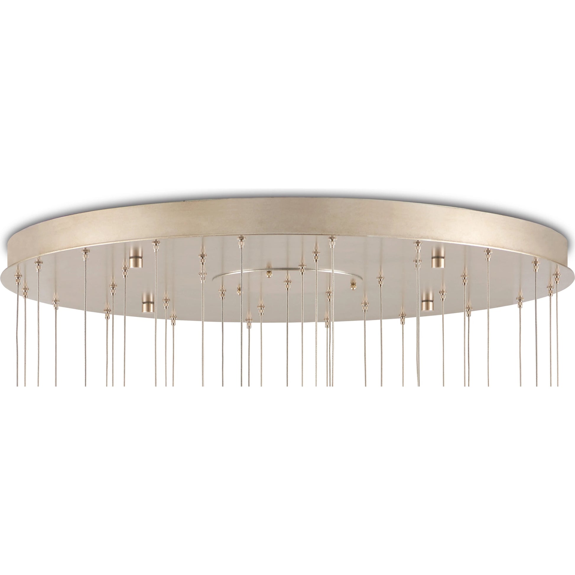 Alsop 36-Light Multi-Drop Pendant by Currey and Company in brown, black, silver. Made from composite in a modern style.
