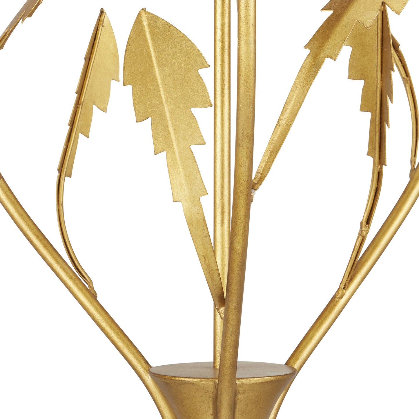 004 SI-2007718 | Closeup | Dandelion Pendant by Currey and Company in contemporary silver leaf, contemporary gold leaf. Made from wrought iron in a modern style.