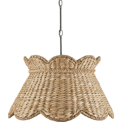 Annabelle Pendant by Currey and Company. Made from wrought iron in a cottage & farmhouse style.