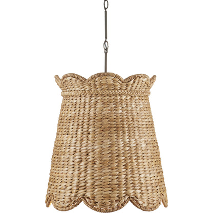 Annabelle Pendant by Currey and Company. Made from wrought iron in a cottage & farmhouse style.