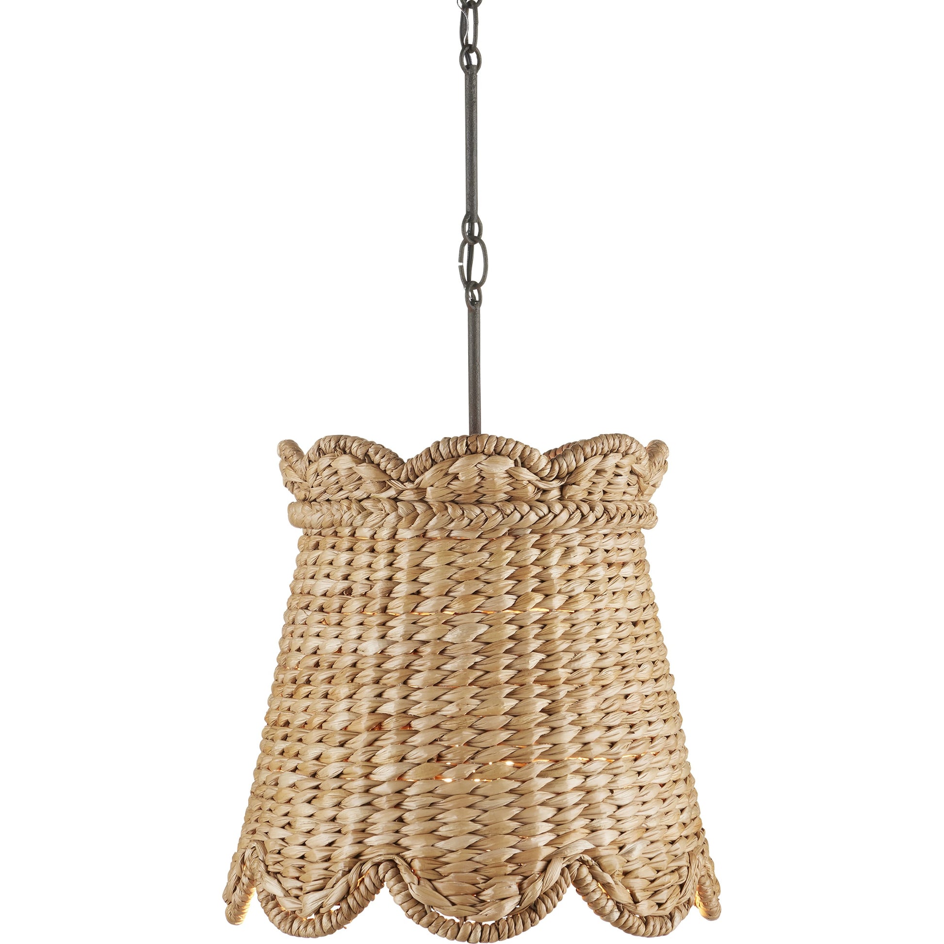 Annabelle Pendant by Currey and Company. Made from wrought iron in a cottage & farmhouse style.