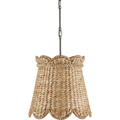 Annabelle Pendant by Currey and Company. Made from wrought iron in a cottage & farmhouse style.