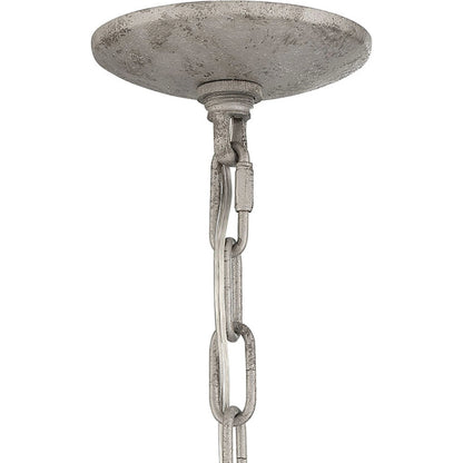 Mila Statement Shaded Single-Light Drum Pendant by Lumanity in sanded mercury. Made from iron, fabric in a modern style.