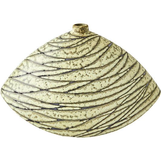 Stratum Vase by Global Views in celery. Made from unique in a eclectic & global style.