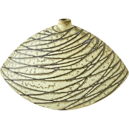 Stratum Vase by Global Views in celery. Made from unique in a eclectic & global style.