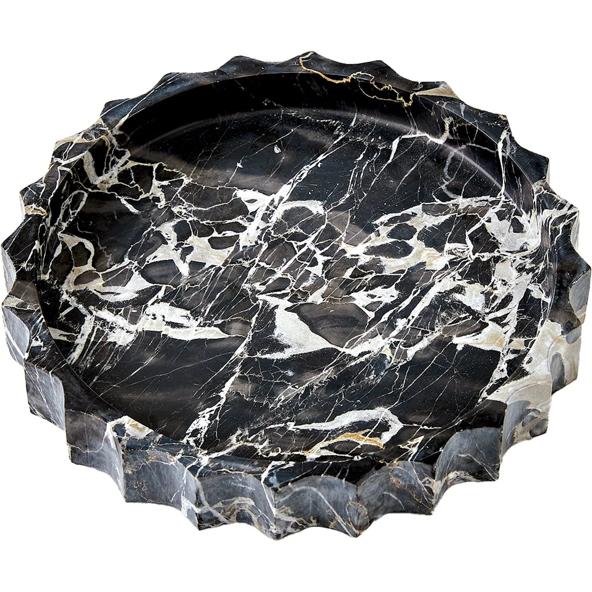 Ionic Tray by Global Views in marble. Made from unique in a modern style.
