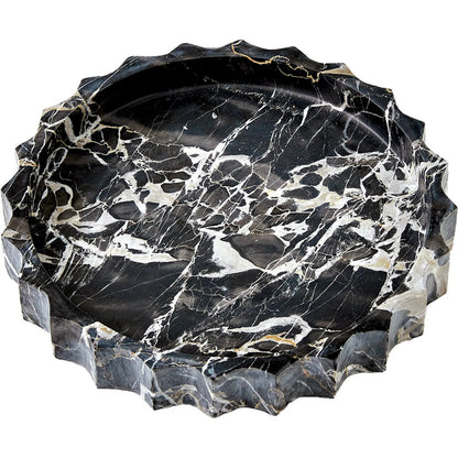 Ionic Tray by Global Views in marble. Made from unique in a modern style.