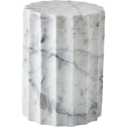 Ionic Jar by Global Views in marble. Made from unique in a modern style.