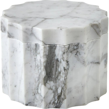 Ionic Jar by Global Views in marble. Made from unique in a modern style.