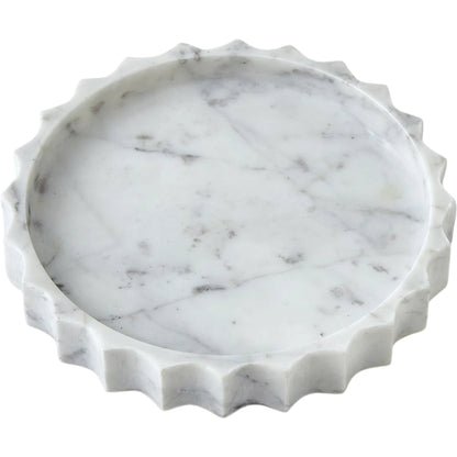Ionic Tray by Global Views in marble. Made from unique in a modern style.