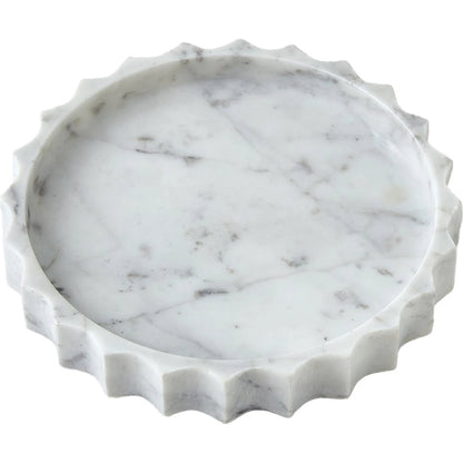 Ionic Tray by Global Views in marble. Made from unique in a modern style.
