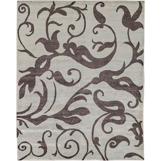 Soho 9010 Rug by Exquisite Rugs in blue, chocolate. Made from new zealand wool in a unique style.