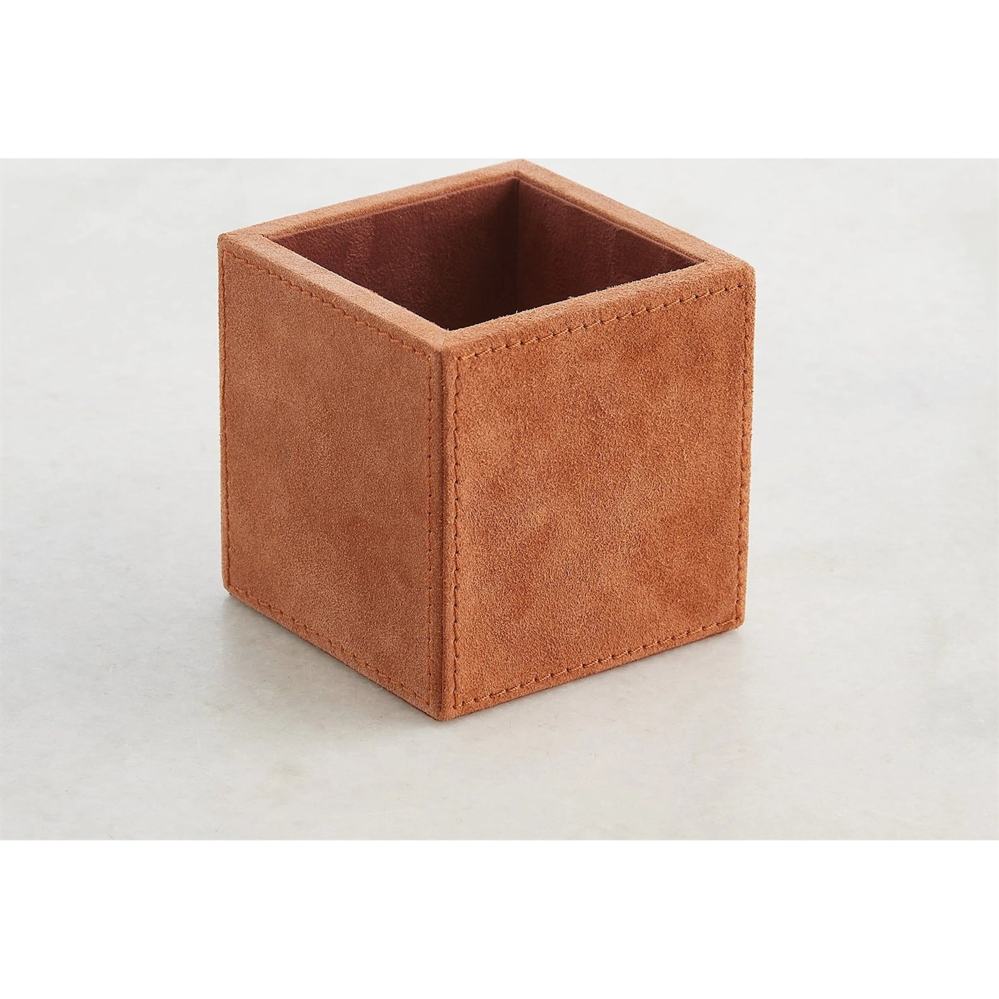 Posh Pencil Cup by Global Views in leather. Made from unique in a unique style.
