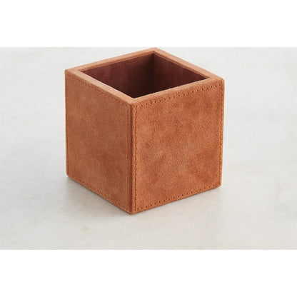 Posh Pencil Cup by Global Views in leather. Made from unique in a unique style.