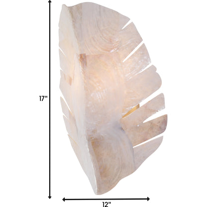 Banana Sconce by Varaluz in gold. Made from unique in a coastal style.