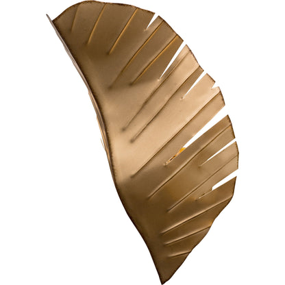 Banana Sconce by Varaluz in gold. Made from unique in a coastal style.
