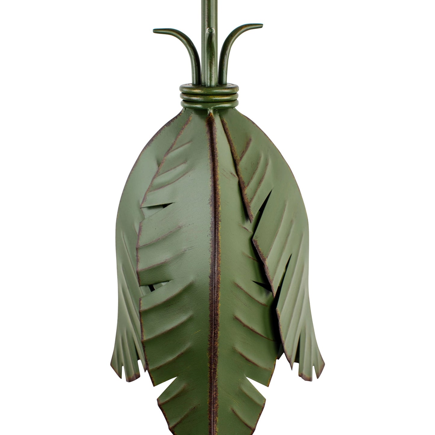 003 SR-818003 | Closeup | Mini Pendant by Varaluz in banana leaf. Made from banana leaf, recycled steel in a coastal style.