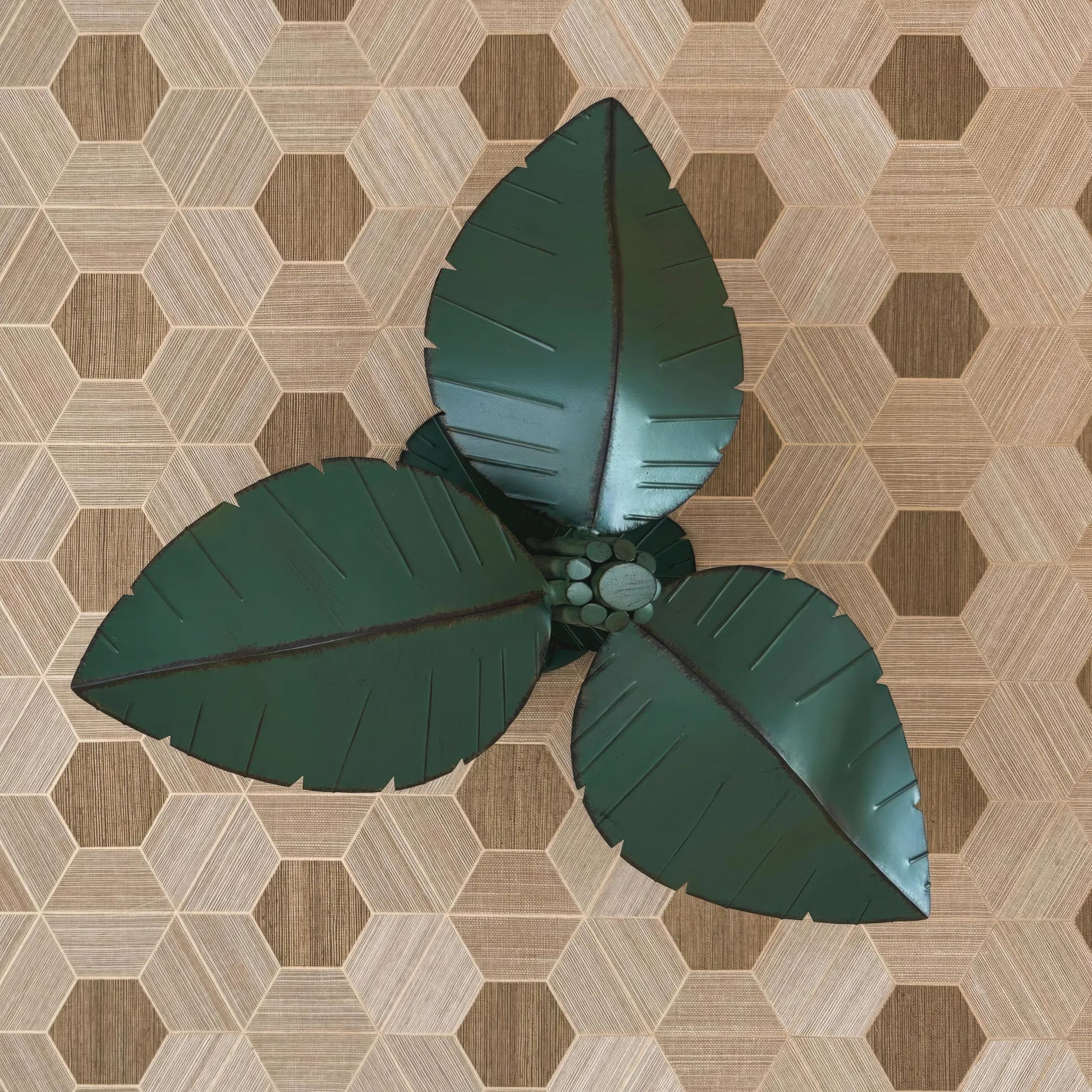 Banana Leaf Semi-Flush by Varaluz in banana leaf. Made from unique in a modern style.