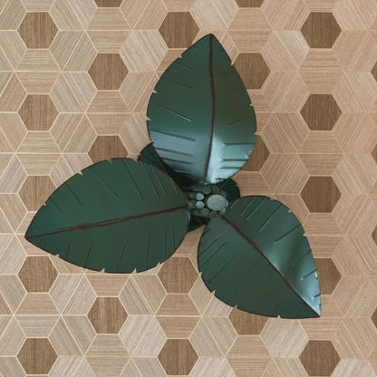 Banana Leaf Semi-Flush by Varaluz in banana leaf. Made from unique in a modern style.