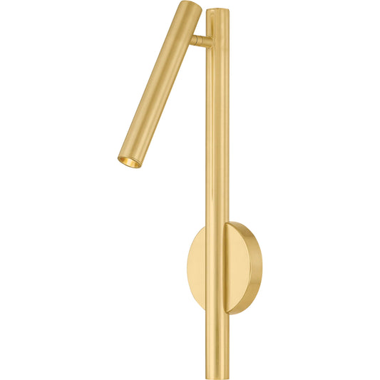 Circleville Wall Sconce by Hudson Valley in aged brass. Made from steel in a unique style.