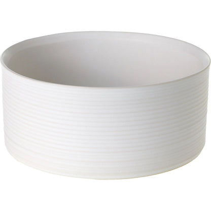 Decatur Bowl by Accent Decor in off-white. Made from ceramic in a modern style.