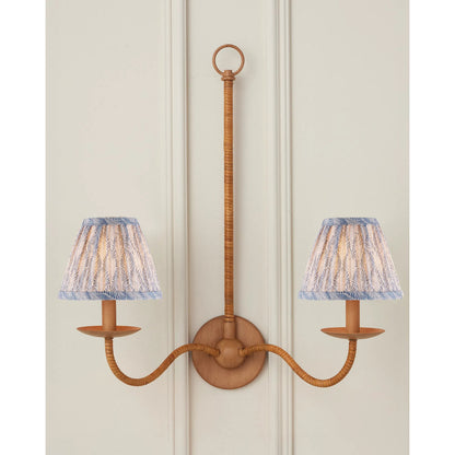 Plume Tapered Chandelier Shade by Currey and Company. Made from cotton in a cottage & farmhouse style.