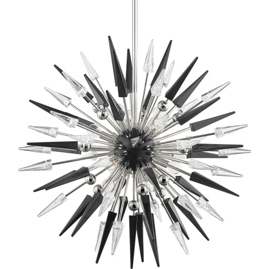 Sparta Chandelier by Hudson Valley. Made from steel in a modern style.