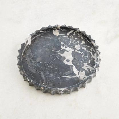 Ionic Jar by Global Views in marble. Made from unique in a modern style.