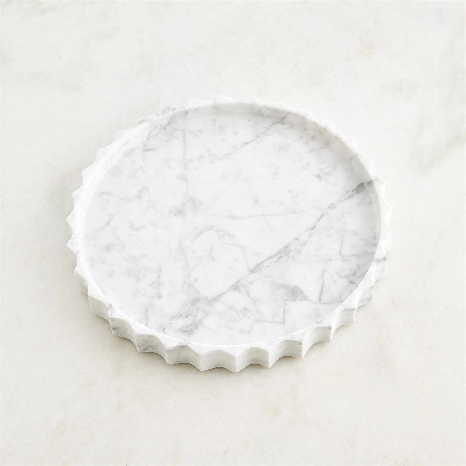 Ionic Tray by Global Views in marble. Made from unique in a modern style.