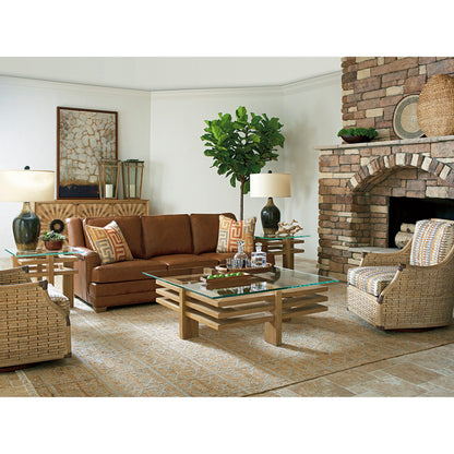 Calcutta Square Cocktail Table by Tommy Bahama Home. Made from unique in a modern style.