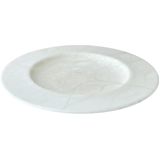 Alabaster Piatto by Global Views in alabaster. Made from unique in a unique style.