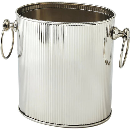 Winston Ice Bucket by Global Views. Made from stainless steel in a modern style.