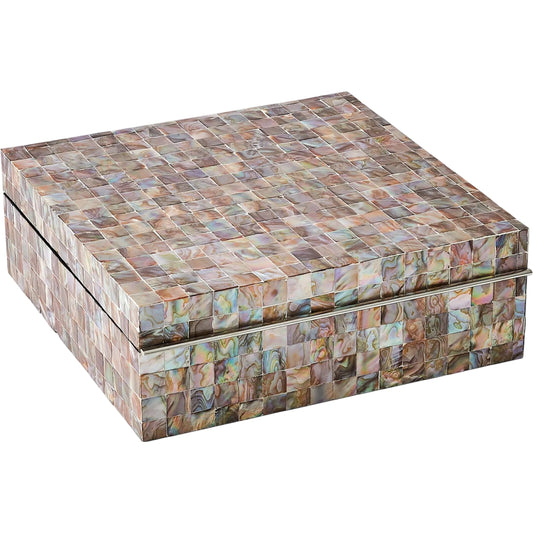 Mother Of Pearl Box by Global Views in pearl and smooth lacquer. Made from unique in a unique style.