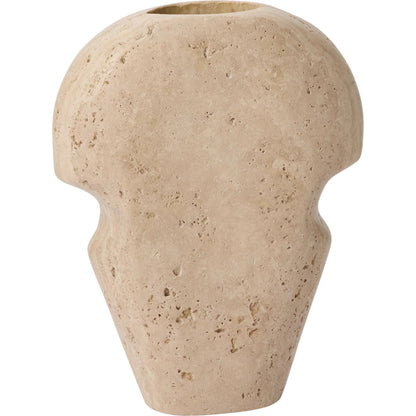 Klimt Vase by Accent Decor in brown. Made from natural stone in a unique style.